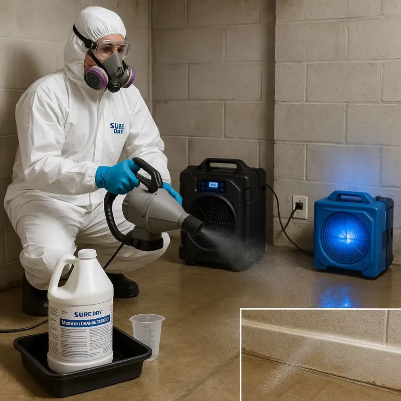 Sanitization and Odor Removal process in Potomac Mills, VA